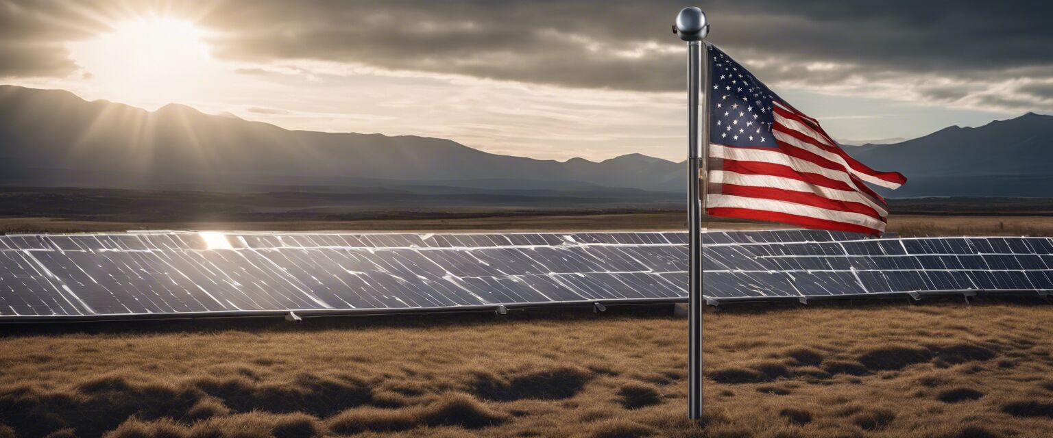 Heavy-duty solar flag light